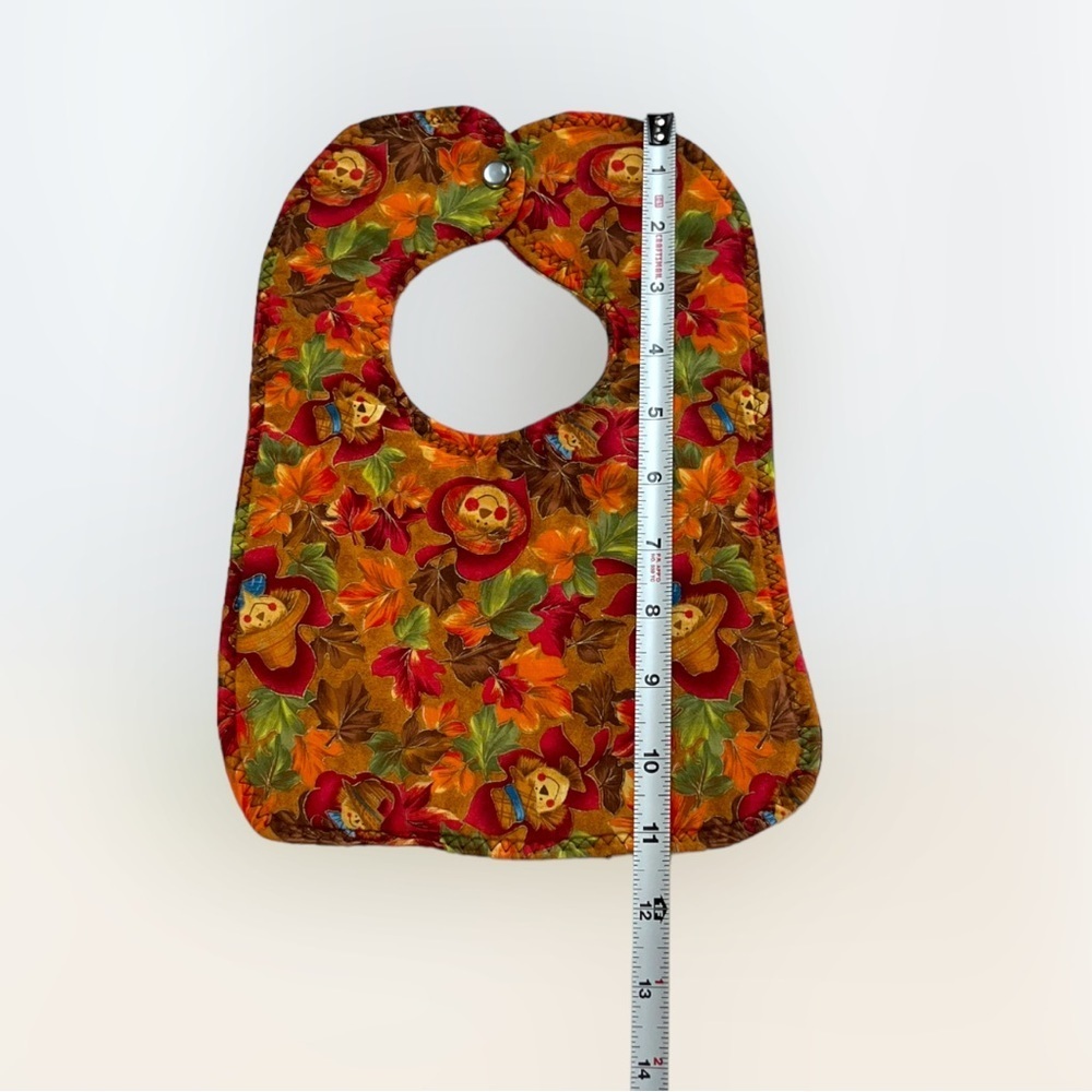 Lot/3 Handmade Holiday Season Baby Bibs - Picture 6 of 14